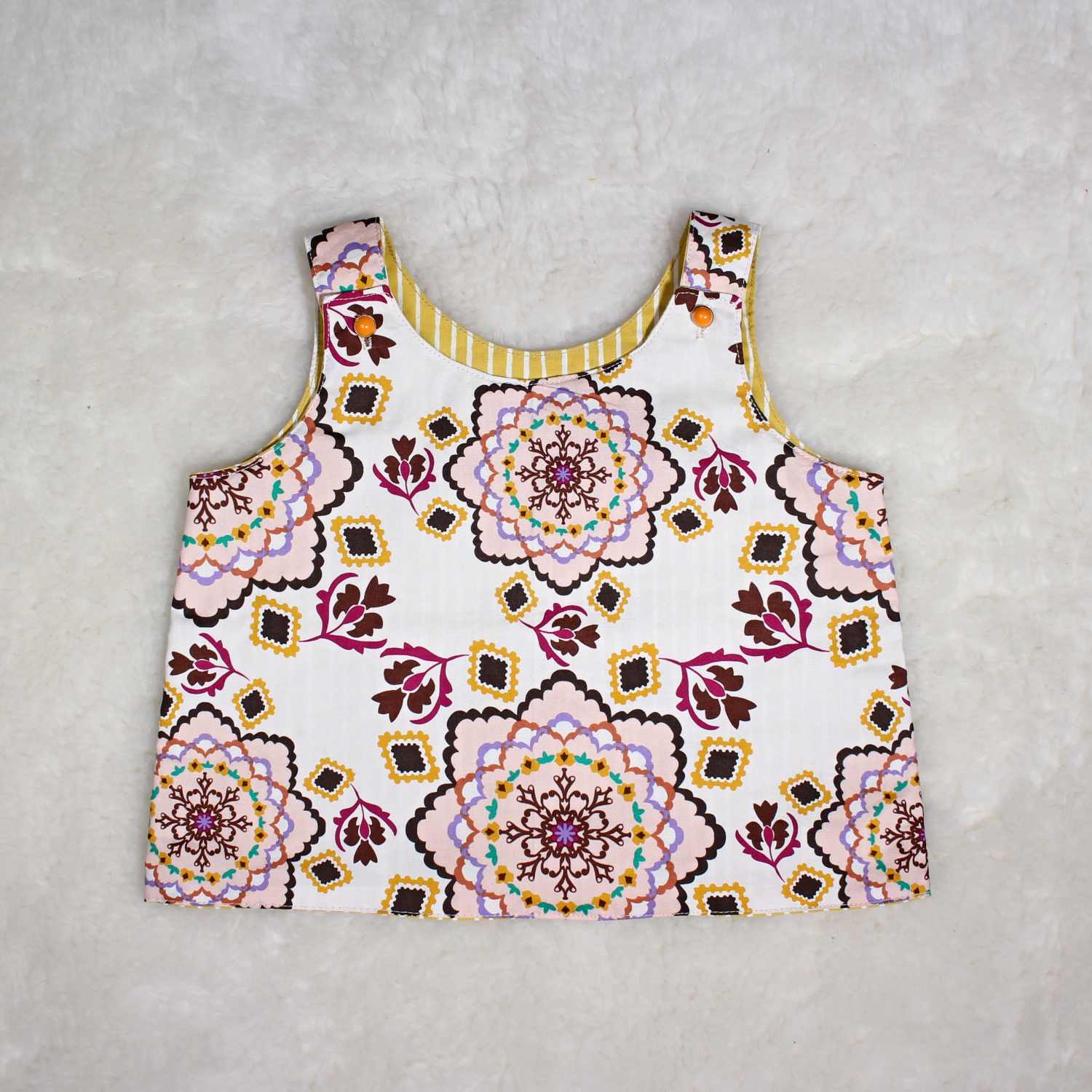 Boho oboustranný top - mandala